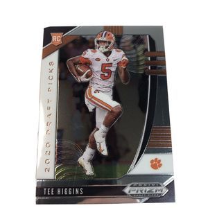 Tee Higgins 2020 Prizm Draft Picks Silver Prizms Rookie RC #107 Bengals WR